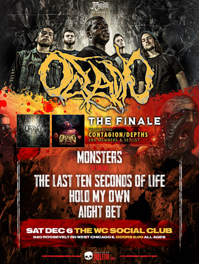 The Mosh network Oceano Farewell Show flyer 2025