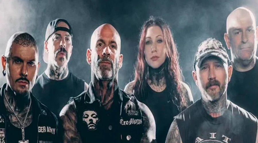Bleeding Through Stream Cover of Sick Of It All’s “We Want The Truth” The Mosh Network - Bleeding Through promotional photo 2025