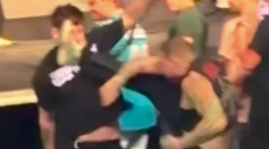 TWITCHING TONGUES’ Colin Young Collides With Fan Mid-Pit During DISGRACE Set At ‘Tied Down Fest’