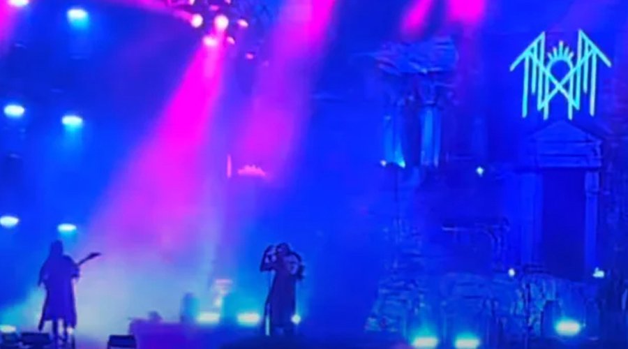 KORN’s Brian “Head” Welch Reacts to Sleep Token’s Massive Download Set: “They Went Bigger Than a Slipknot Stage” The Mosh Network - Image of Sleep Token's stage production in 2025 festival headliner.