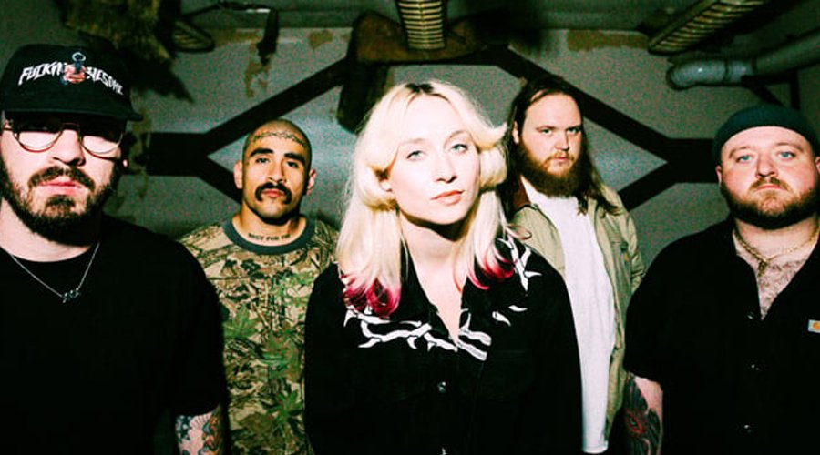 Dying Wish Track Featured as Theme for AEW Dynamite: Maximum Carnage "Dying Wish band promo photo for the Flesh Stays Together album cycle, 2025"