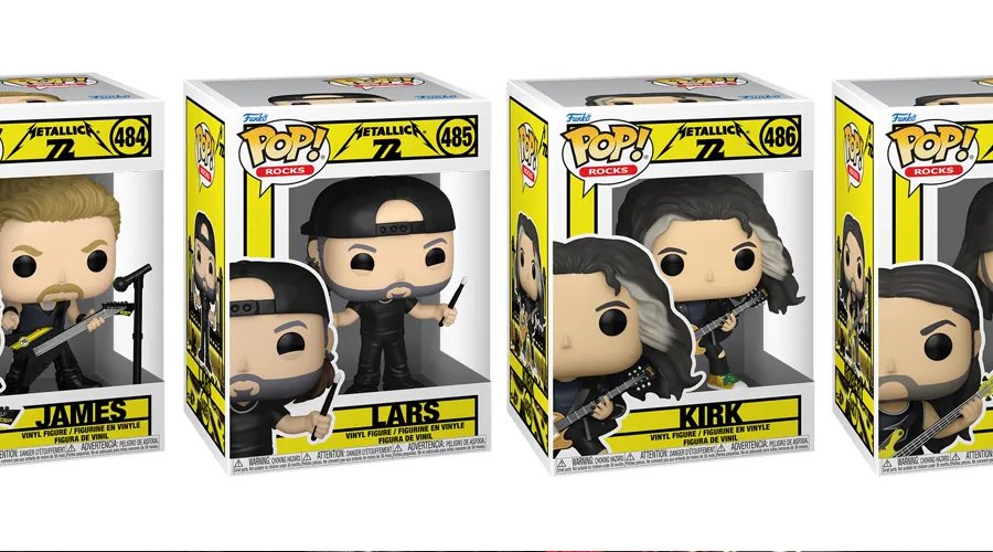 New METALLICA Funko Pop! Figures Arrive This November The Mosh Network - Metallica '72 Seasons' Funko Pop Vinyl figures 2025