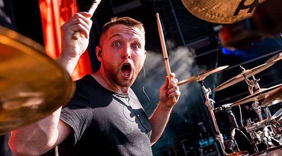 TRIVIUM Tap Drummer Alex Rüdinger (Ex-Whitechapel, The Faceless) For Fall North American Tour The Mosh Network - Alex Rudinger drumming