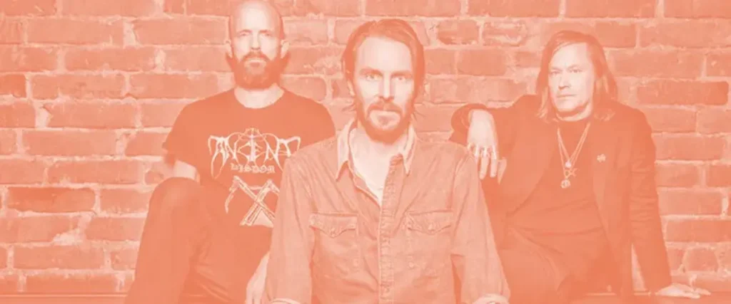 The Mosh Network - Backengrillen promo photo, pink and white. 2025