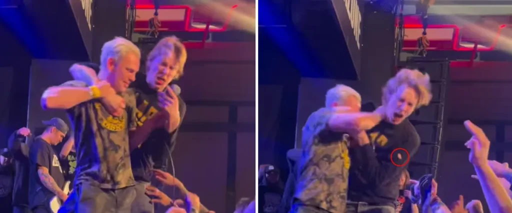 HAYWIRE’s Austin Sparkman Punches Grabby Fan Onstage In Eindhoven, Sending Audience Member Tumbling The Mosh Netowrk - Haywire vocalist Austin Sparkman punches a grabby fan