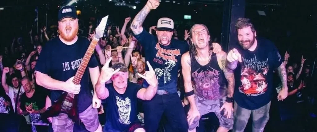 The Mosh Network - Skinless group photo post on Instagram 2025