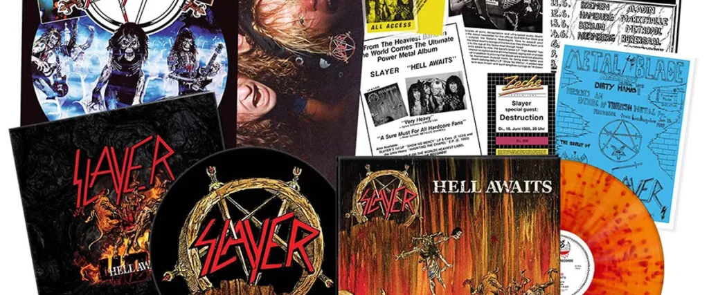SLAYER’s ‘Hell Awaits’ Set For 40th Anniversary Reissue In May The Mosh Network - Slayer 'Hell Awaits' vinyl set