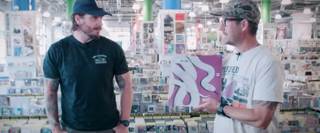 The Mosh Network - Thrice on 'What's In My Bag' while shoping at Ameoba Music in 2025