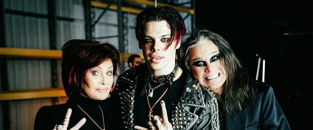 YUNGBLUD & Sharon Osbourne React To His Grammy Nomination For Covering Black Sabbath’s “Changes” The Mosh Network - Yungblud with Ozzy and Sharon Osbourne