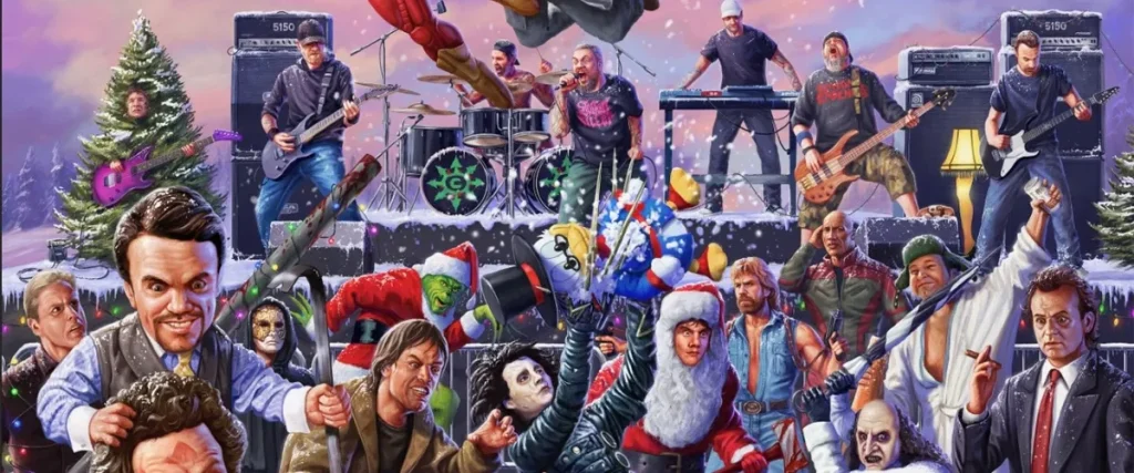 The Mosh Network - Chimaira Christmas poster 2025