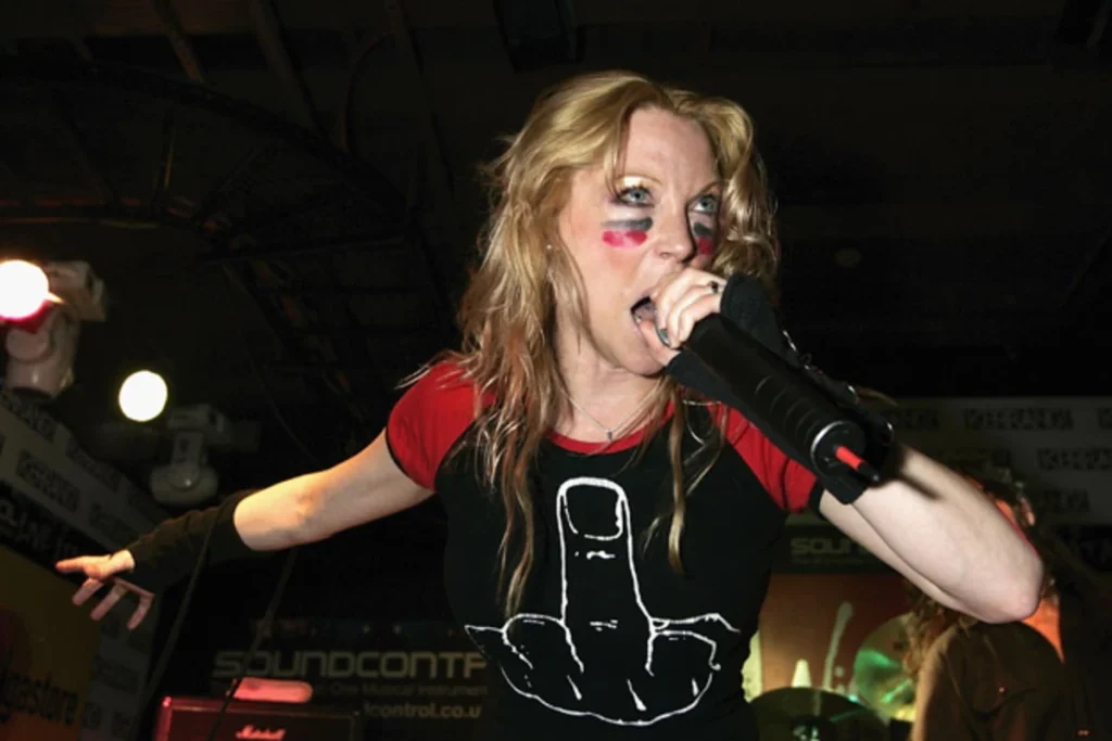 The Mosh Network - Angela Gossow while fronting Arch Enemy