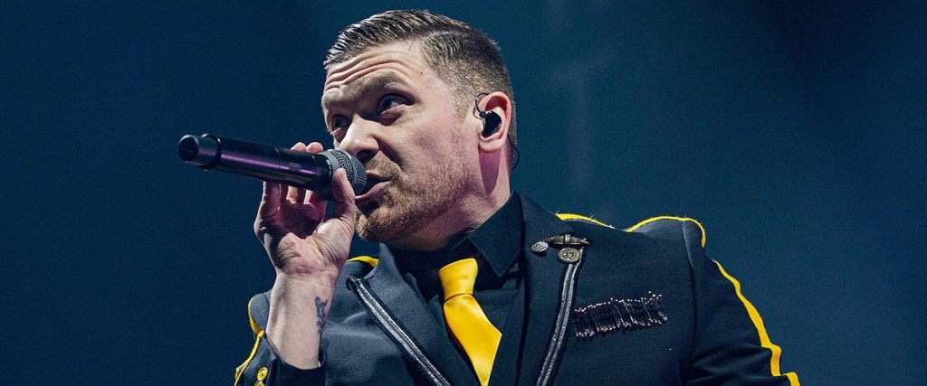 Shinedown Preview New Song “Burning Down The Disco” During WWE WrestleMania 42 Broadcast The Mosh Network - Brent Smith of Shinedown performing
