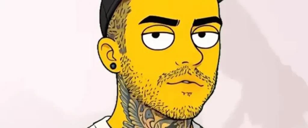 The Mosh Network - Frankie Palmeri of Emmure's controversial AI Simpson's image 2026