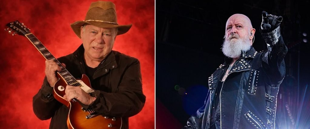 William Shatner Recruits Judas Priest’s Rob Halford For “You’ve Got Another Thing Comin’” Cover The Mosh Network - William Shatner & Rob Halford of Judas Priest