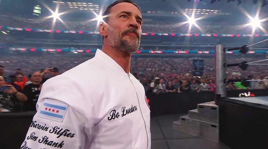 CM Punk Pays Tribute To Late Harm’s Way Guitarist Bo Lueders With WrestleMania 42 Entrance Gear The Mosh Network - WWE's CM Punk honors Bo Lueders on his entrance jacket at WrestleMania 42