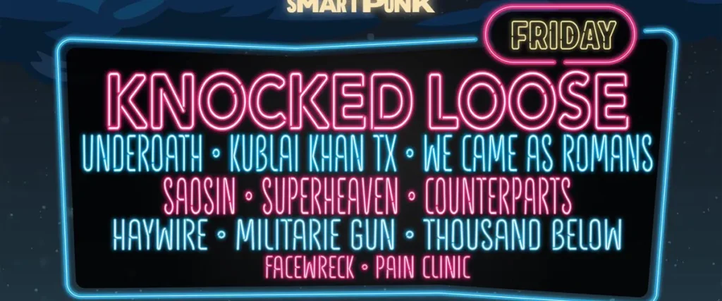Knocked Loose & Pierce The Veil To Headline 2026 ‘Four Chord Music Fest’ The Mosh Network - Four Chord Music Fest 2026