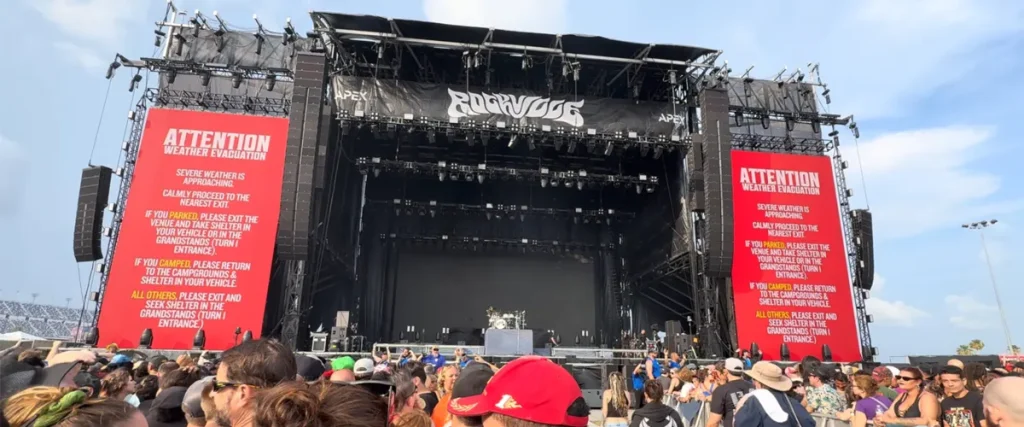 The Mosh Network - Poppy's set at Welcome To Rockville 2026 was cut short due to severe weather.