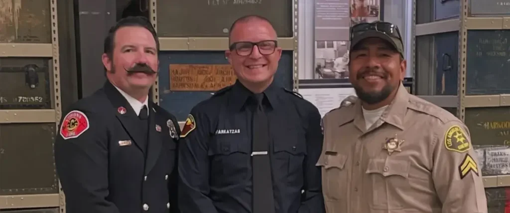 Dead Icarus Vocalist and Ex-Atreyu Frontman Alex Varkatzas Completes Firefighter Training The Mosh Network - Alex Varkatzas (Ex-Atreyu/Dead Icarus) as a firefighter