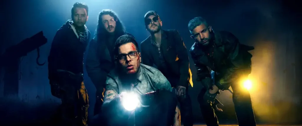 The Mosh Network - Ice Nine Kills from the 'Play Dead' video shoot