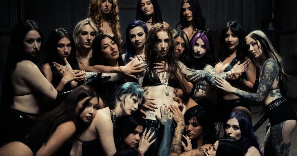 Kami Kehoe Celebrates Pride Month With Sensual New Single “DIRTY” The Mosh Network - Kami Kehoe from the "Dirty" video shoot 2026