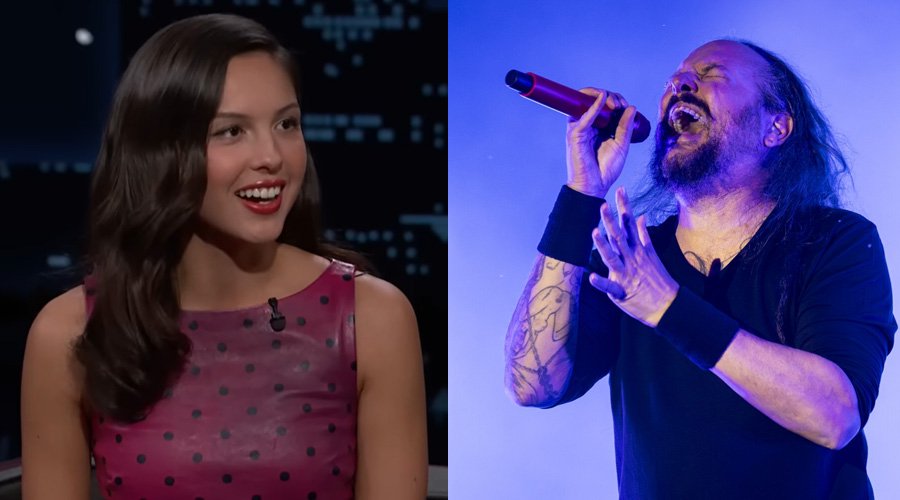 Olivia Rodrigo Says Her Mom Skipped Her Lollapalooza Set To Watch Korn The Mosh Network - Pop star Olivia Rodrigo & Jonathan Davis of Korn