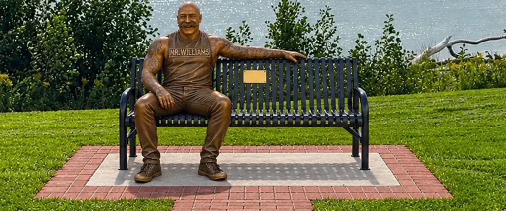 The Mosh Network - Andy Williams Memorial Statue concept