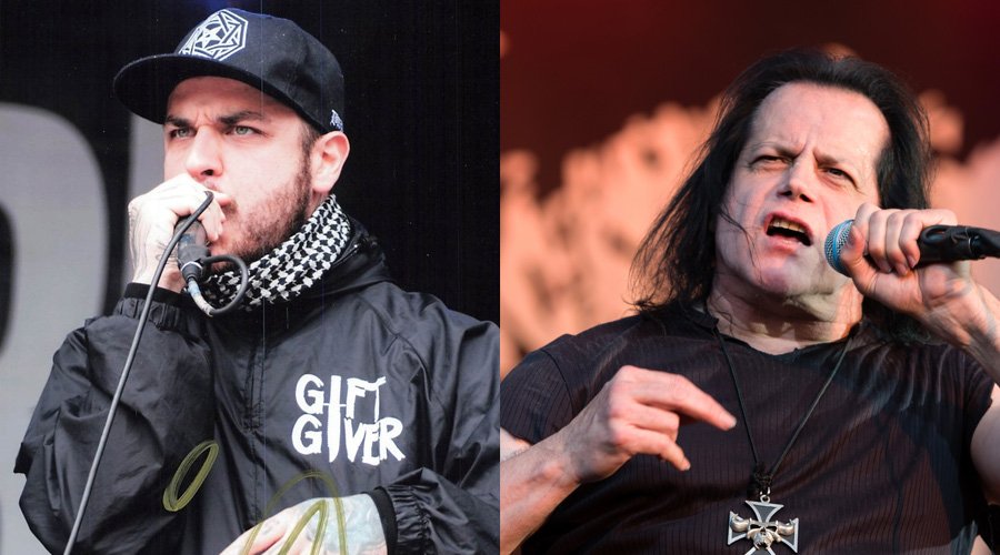 Emmure’s Frankie Palmeri Claims Glenn Danzig Had Him Removed After Trying To Start A Conversation The Mosh Network - Emmure's Frankie Palmeri & Danzig