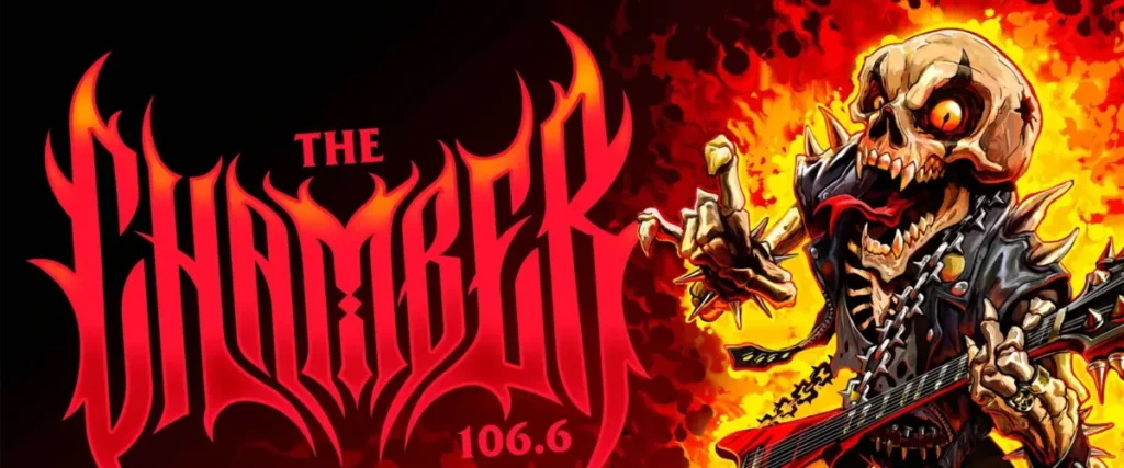 Slayer’s Tom Araya And Kerry King To Host Metal Station In ‘Grand Theft Auto VI’ The Mosh Network - Grand Theft Auto 6 Radio station 'The Chamber' art