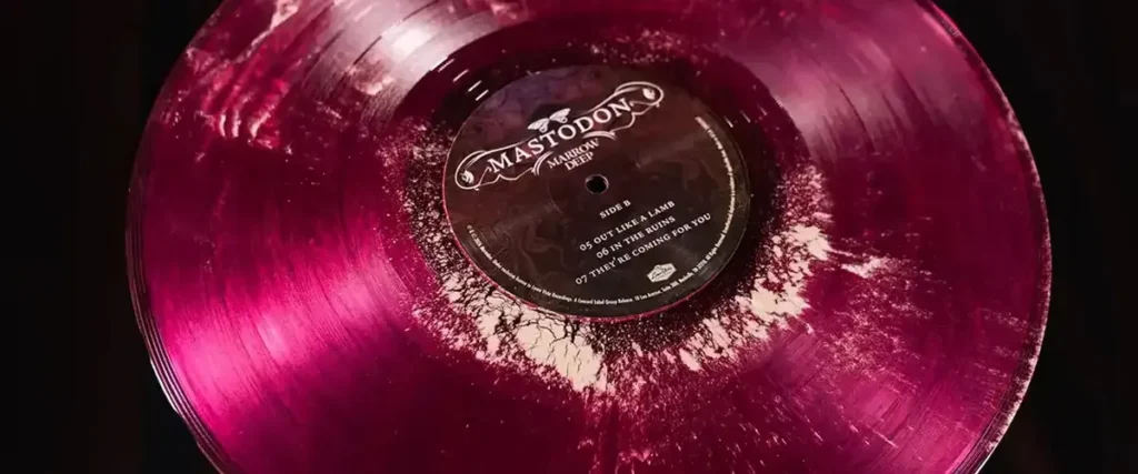 Mastodon To Press Limited Edition ‘Marrow Deep’ Vinyl Featuring Actual Mastodon Teeth The Mosh Network - Mastodon 'Marrow Deep' vinyl with mastodon teeth