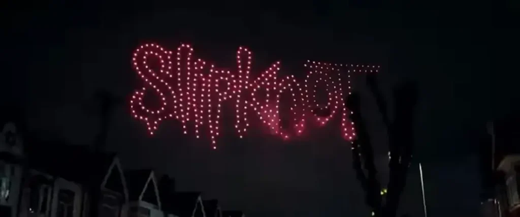 The Mosh Network - Slipknot drones over London 2026